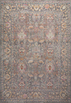 Chris Loves Julia x Loloi Rosemarie Rugs - Stone / Multi-Blue Hand Home