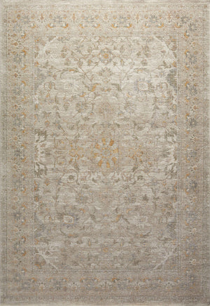 Chris Loves Julia x Loloi Rosemarie Rugs - Ivory / Natural-Blue Hand Home