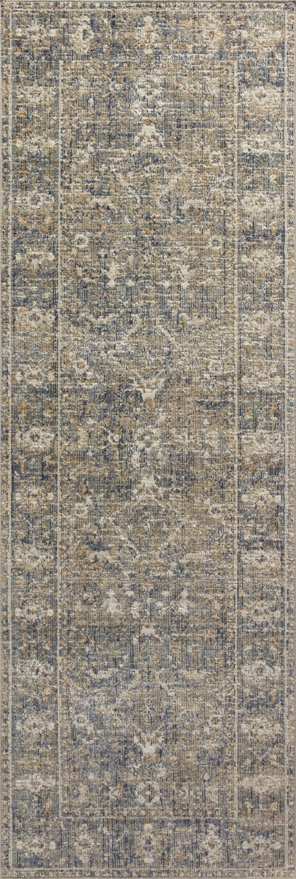 Chris Loves Julia x Loloi Rosemarie Rugs - Sand / Lagoon-Blue Hand Home