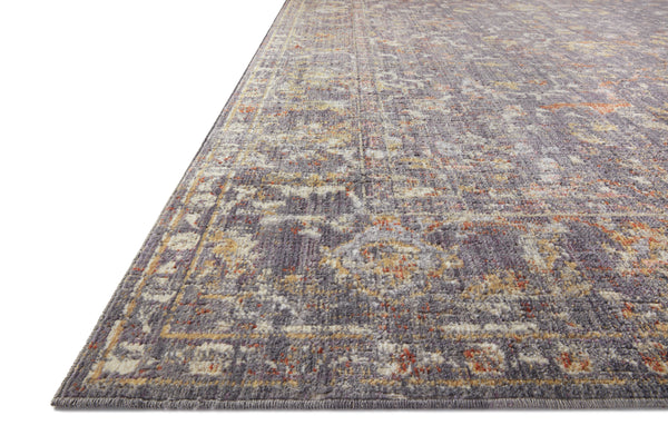Chris Loves Julia x Loloi Rosemarie Rugs - Graphite / Multi-Blue Hand Home