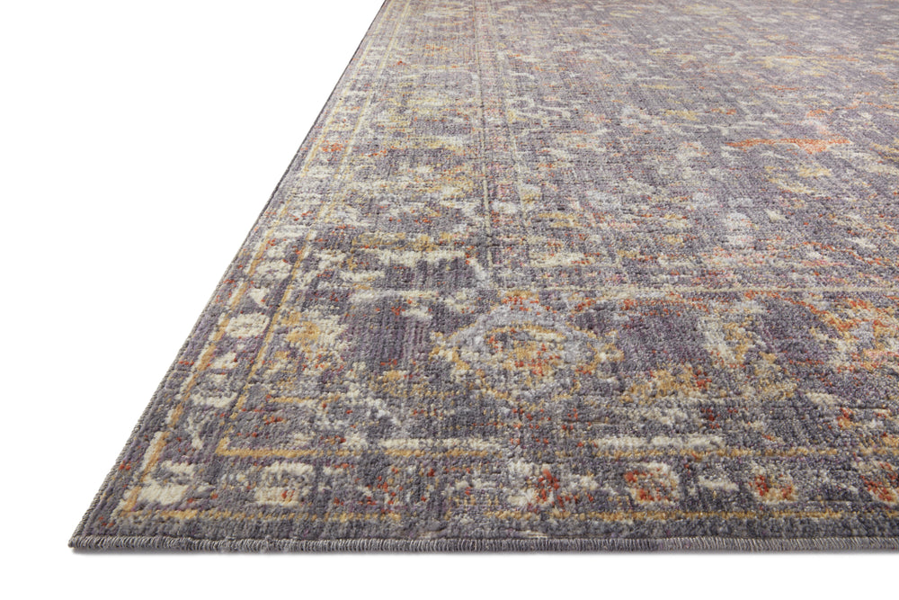 Chris Loves Julia x Loloi Rosemarie Rugs - Graphite / Multi-Blue Hand Home
