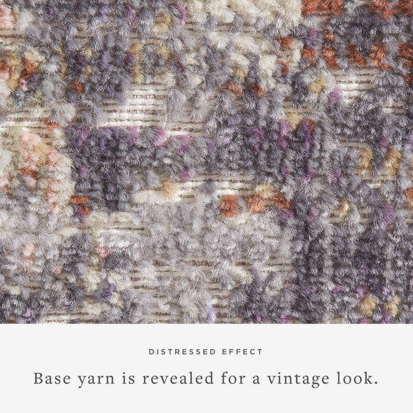 Chris Loves Julia x Loloi Rosemarie Rugs - Graphite / Multi-Blue Hand Home