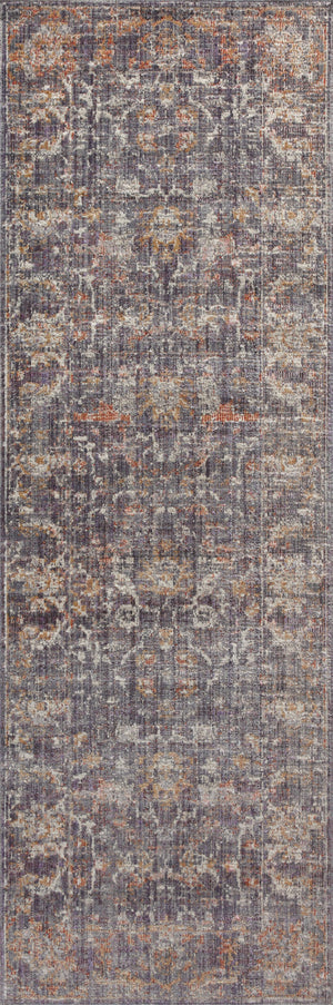 Chris Loves Julia x Loloi Rosemarie Rugs - Graphite / Multi-Blue Hand Home