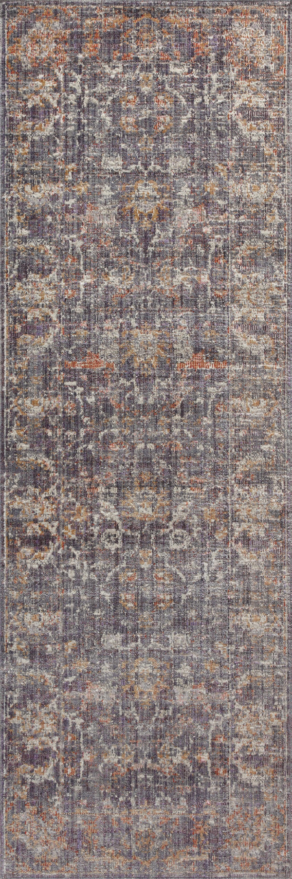 Chris Loves Julia x Loloi Rosemarie Rugs - Graphite / Multi-Blue Hand Home