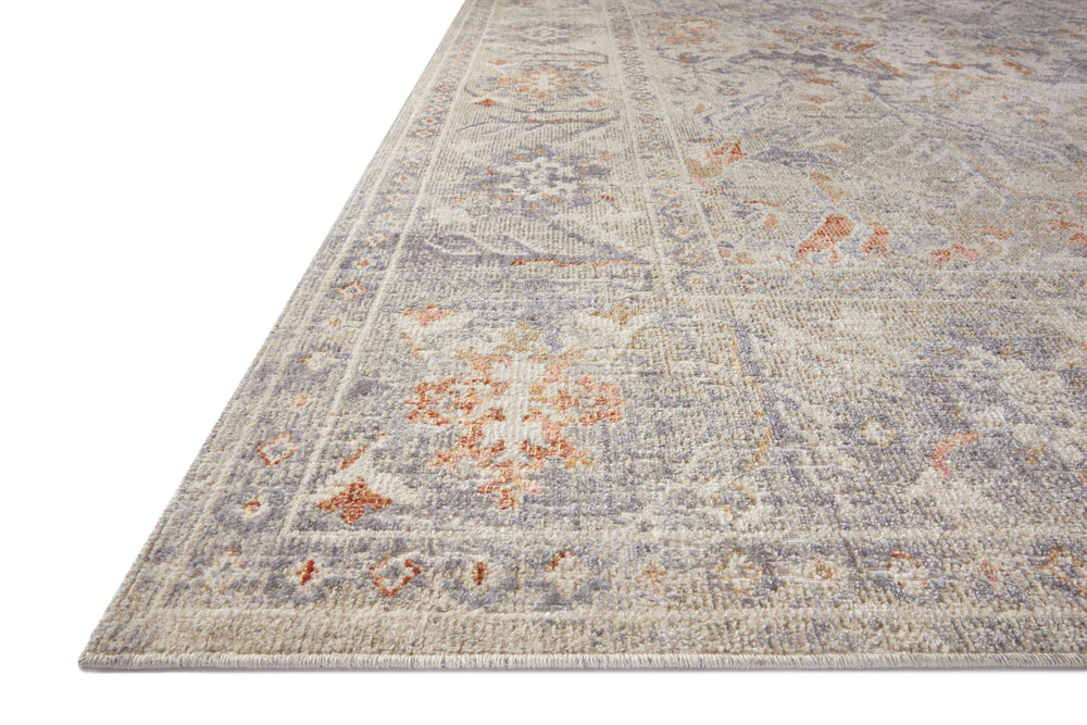 Chris Loves Julia x Loloi Rosemarie Rugs - Oatmeal / Lavender-Blue Hand Home