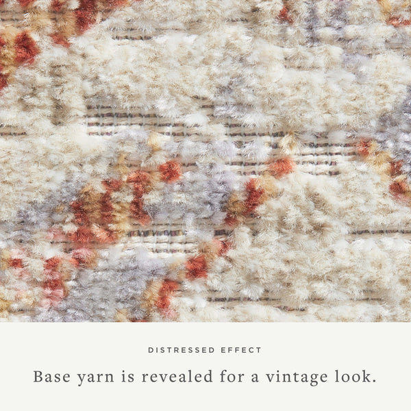 Chris Loves Julia x Loloi Rosemarie Rugs - Oatmeal / Lavender-Blue Hand Home