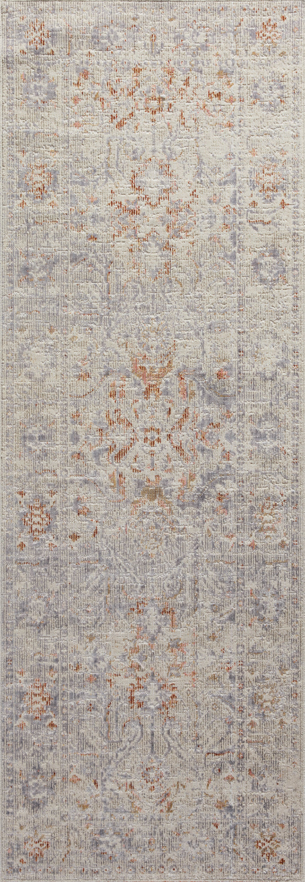 Chris Loves Julia x Loloi Rosemarie Rugs - Oatmeal / Lavender-Blue Hand Home