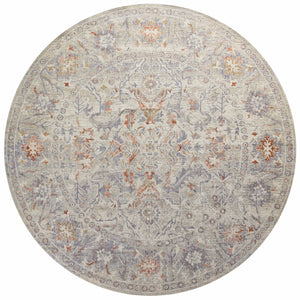 Chris Loves Julia x Loloi Rosemarie Rugs - Oatmeal / Lavender-Blue Hand Home