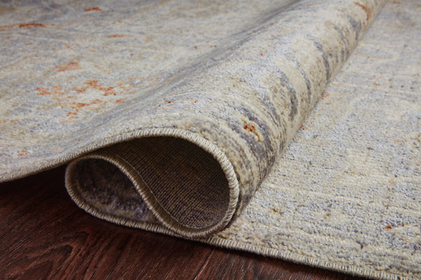 Chris Loves Julia x Loloi Rosemarie Rugs - Oatmeal / Lavender-Blue Hand Home