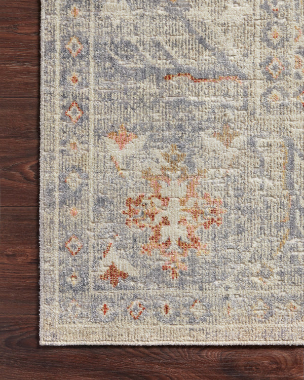 Chris Loves Julia x Loloi Rosemarie Rugs - Oatmeal / Lavender-Blue Hand Home