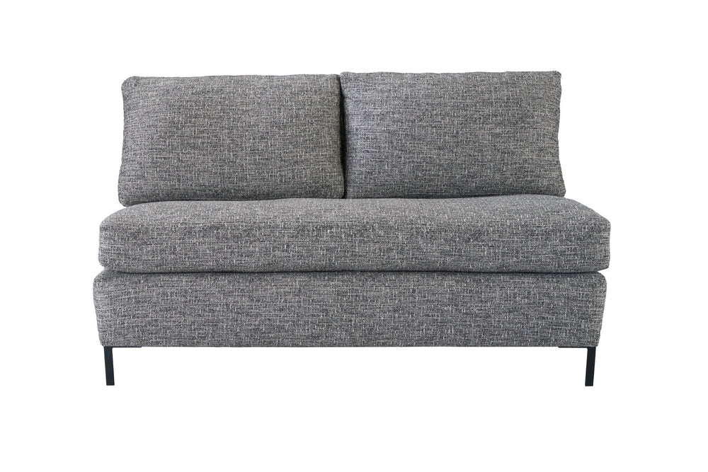 Radley Armless Sofa-Blue Hand Home