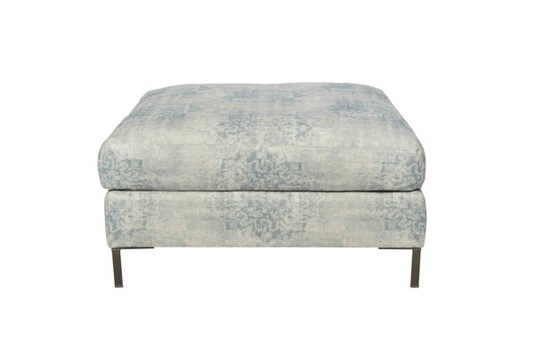 Cisco Home Radley Ottoman-Blue Hand Home
