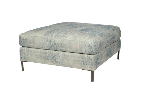 Cisco Home Radley Ottoman-Blue Hand Home