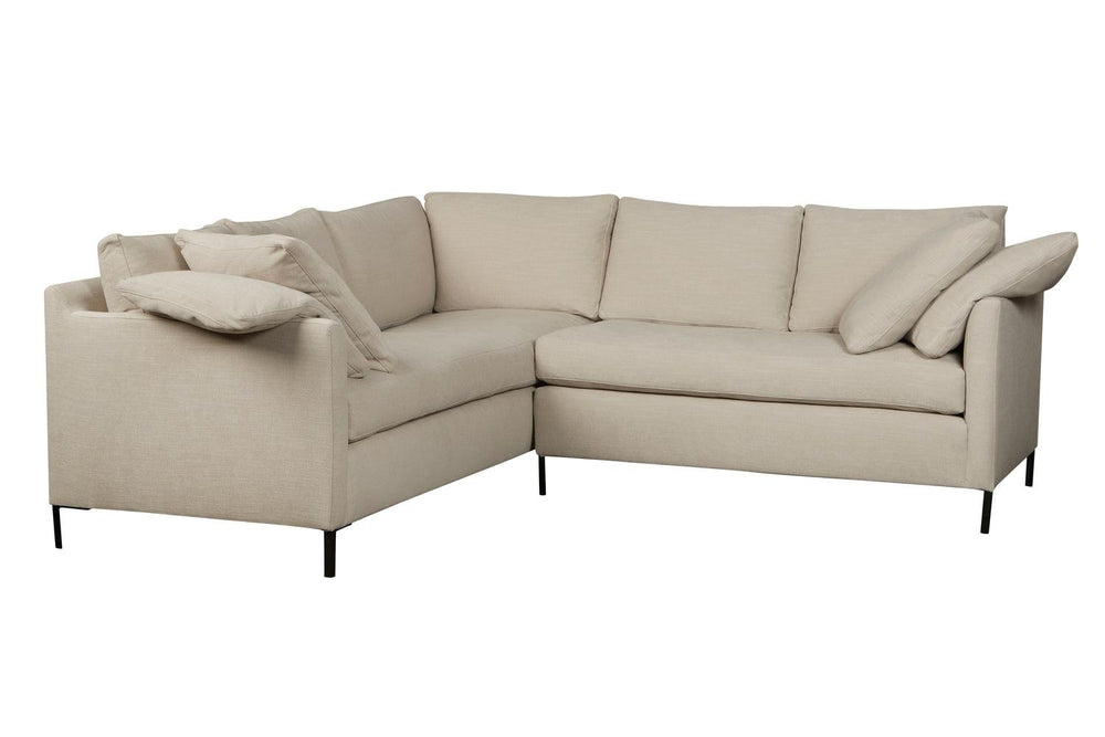Cisco Brothers Radley 2 Arm Sectional-Blue Hand Home