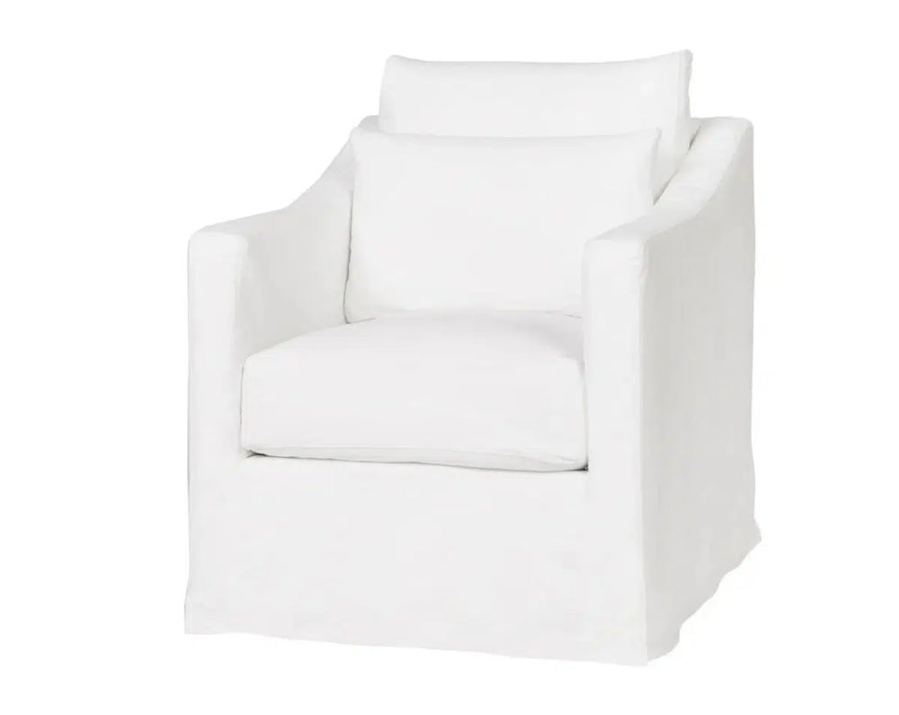 Essentials Cisco Brothers Rebecca Chair with Swivel-Blue Hand Home