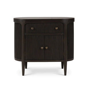 Regent Bedside Table w/ Doors-Blue Hand Home