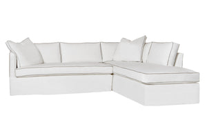 Cisco Home Renata 2pc Sectional-Blue Hand Home