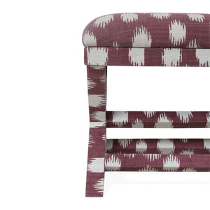 Renoir Upholstered Bench-Blue Hand Home