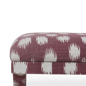 Renoir Upholstered Bench-Blue Hand Home