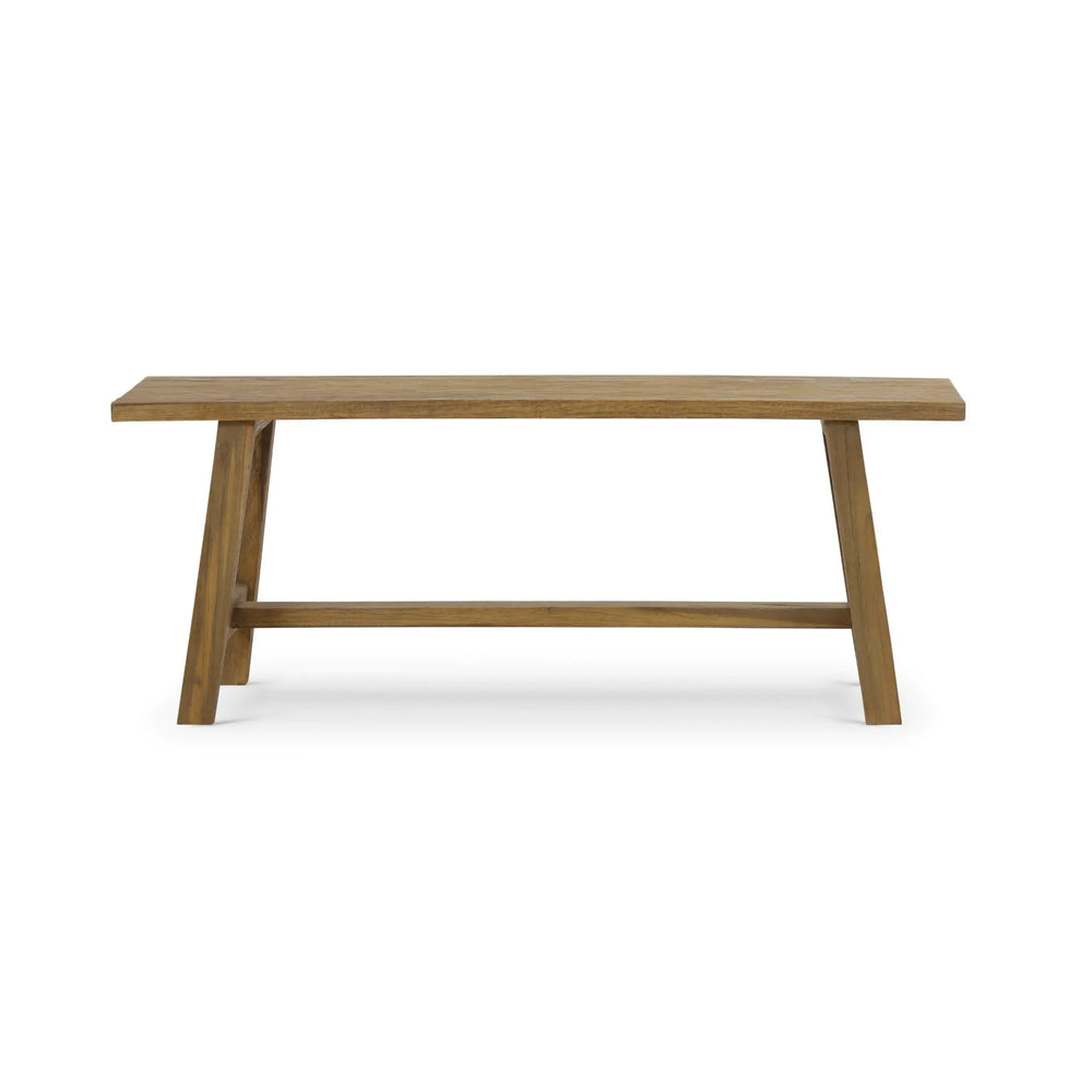 Bramble Rustic Reclaimed Teak Bench-Bramble-Blue Hand Home