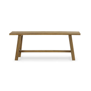 Bramble Rustic Reclaimed Teak Bench-Bramble-Blue Hand Home