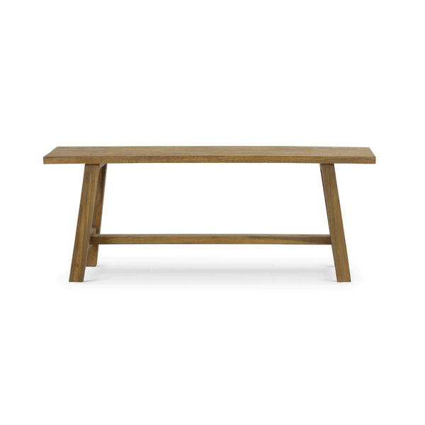Bramble Rustic Reclaimed Teak Bench-Bramble-Blue Hand Home