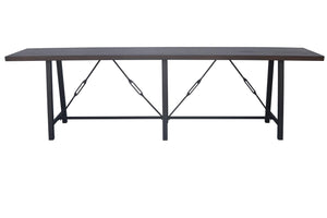 Cam 126" Rect Narrow Counter Table-Blue Hand Home