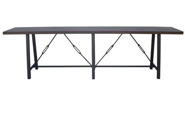 Cam 126" Rect Narrow Counter Table-Blue Hand Home