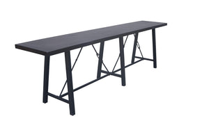 Cam 126" Rect Narrow Counter Table-Blue Hand Home