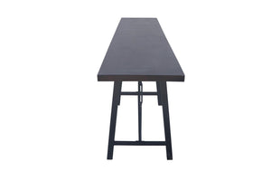 Cam 126" Rect Narrow Counter Table-Blue Hand Home