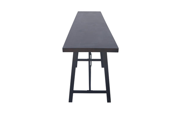 Cam 126" Rect Narrow Counter Table-Blue Hand Home