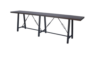 Cam 126" Rect Narrow Counter Table-Blue Hand Home