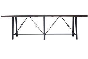 Cam 126" Rect Narrow Counter Table-Blue Hand Home