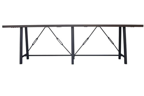 Cam 126" Rect Narrow Counter Table-Blue Hand Home
