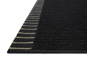 Magnolia Home by Joanna Gaines x Loloi Sadie Rug Black-Blue Hand Home