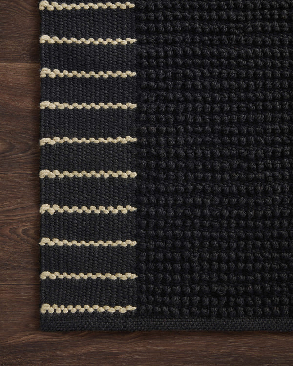 Magnolia Home by Joanna Gaines x Loloi Sadie Rug - Black-Blue Hand Home