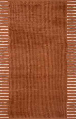 Magnolia Home by Joanna Gaines x Loloi Sadie Rug - Terracotta-Blue Hand Home