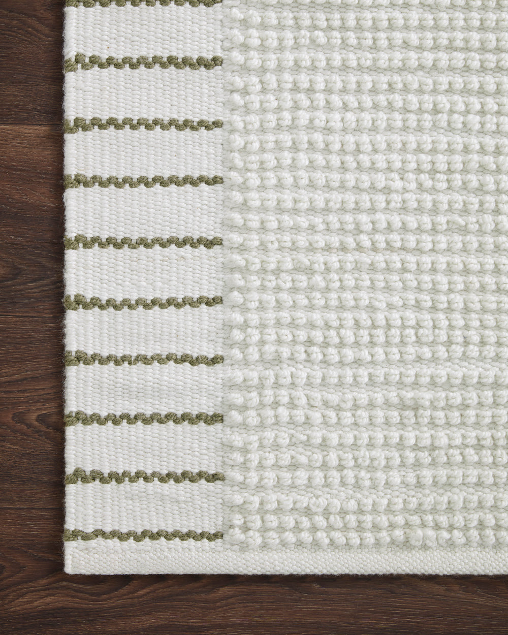 Magnolia Home by Joanna Gaines x Loloi Sadie Rug - White-Blue Hand Home