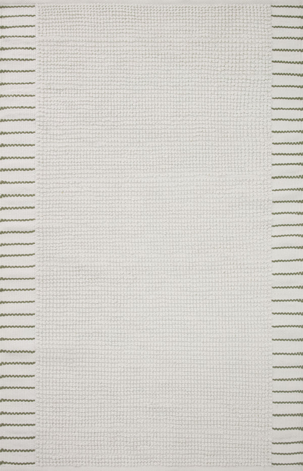 Magnolia Home by Joanna Gaines x Loloi Sadie Rug - White-Blue Hand Home