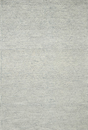 Magnolia Home by Joanna Gaines x Loloi Sarah Rug - Sky-Blue Hand Home