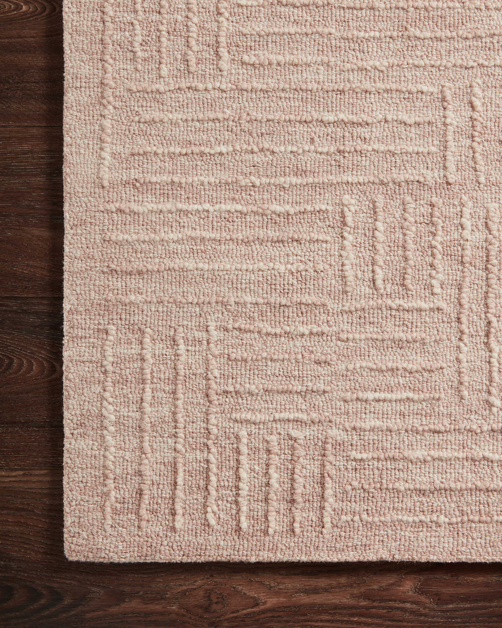 Magnolia Home by Joanna Gaines x Loloi Sarah Rug - Blush-Blue Hand Home