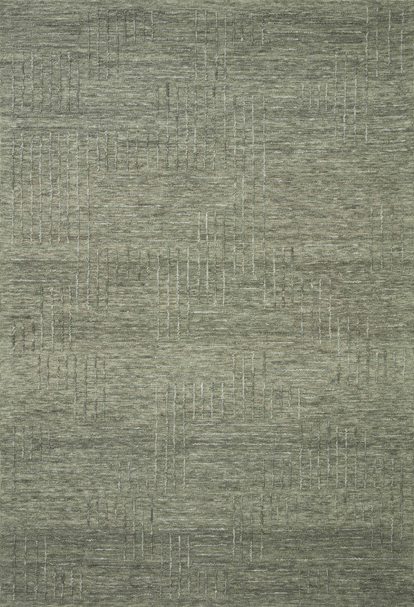 Magnolia Home by Joanna Gaines x Loloi Sarah Rug - Moss-Blue Hand Home