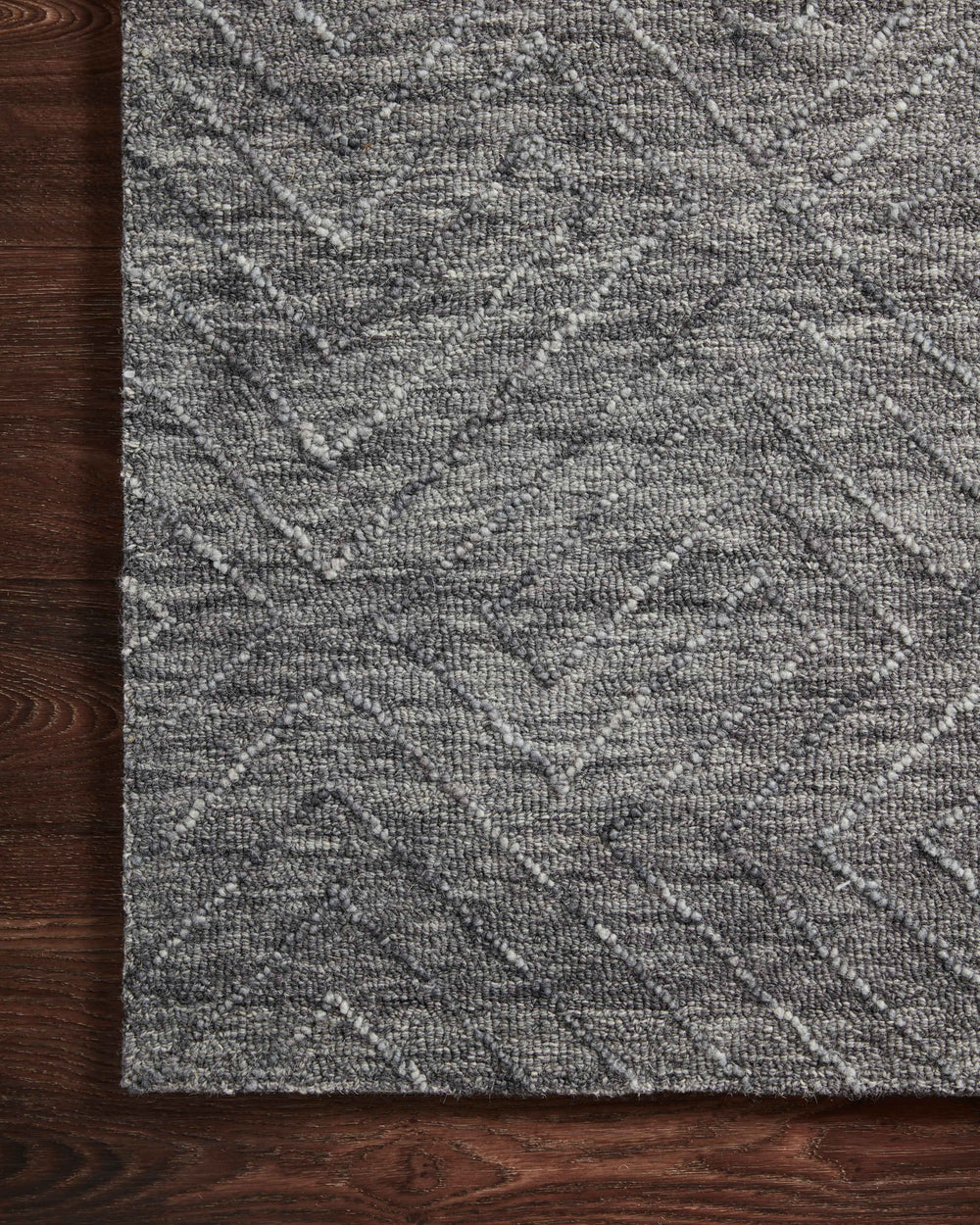 Magnolia Home by Joanna Gaines x Loloi Sarah Rug - Charcoal-Blue Hand Home