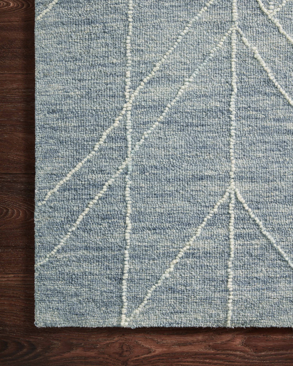 Magnolia Home by Joanna Gaines x Loloi Sarah Rug - Denim-Blue Hand Home