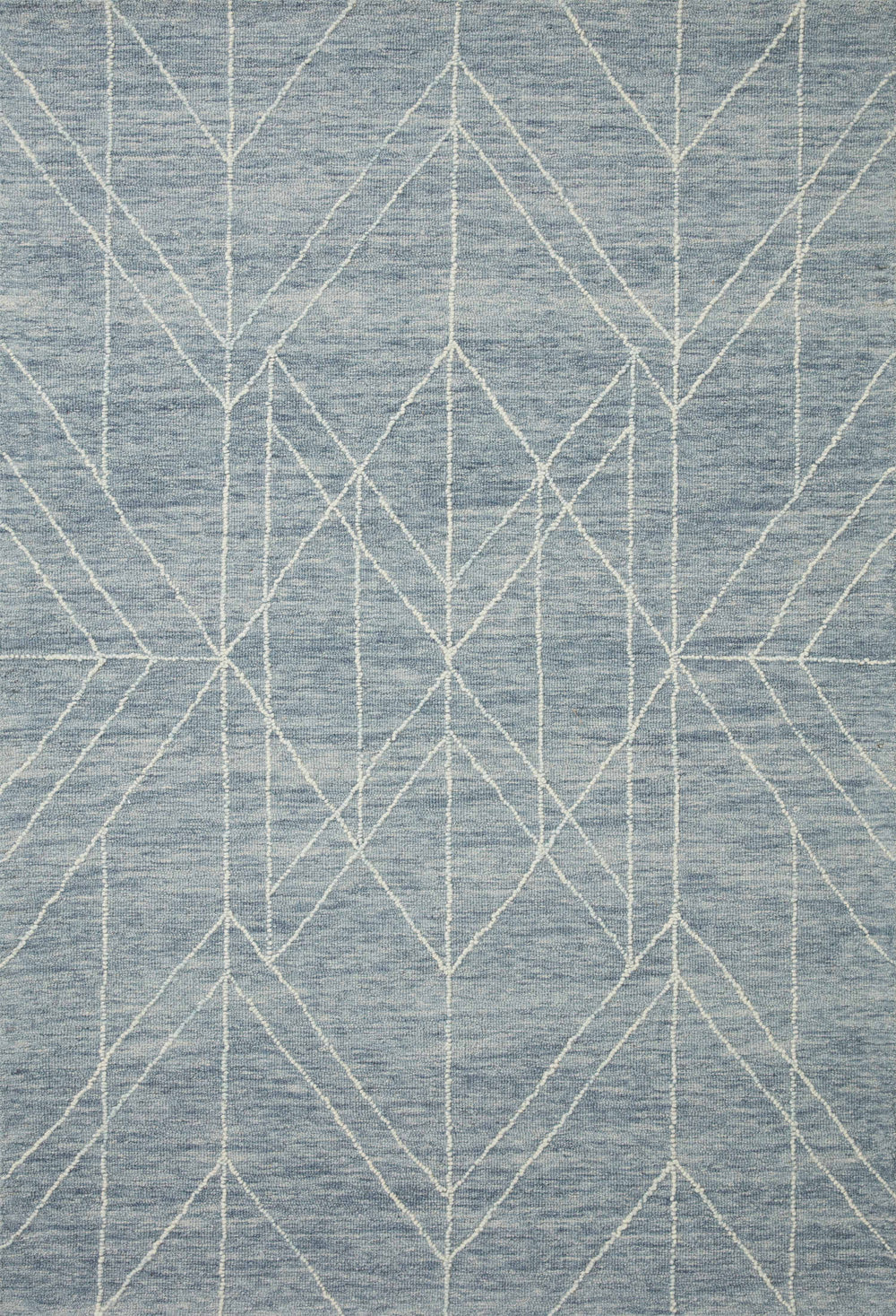 Magnolia Home by Joanna Gaines x Loloi Sarah Rug - Denim-Blue Hand Home