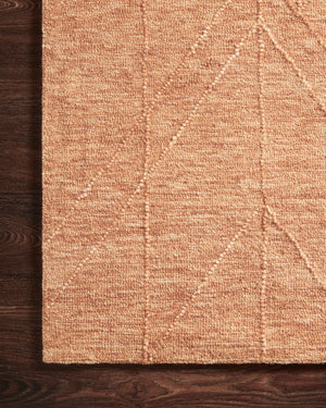 Magnolia Home by Joanna Gaines x Loloi Sarah Rug - Terracotta-Blue Hand Home