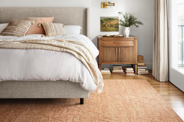Magnolia Home by Joanna Gaines x Loloi Sarah Rug - Terracotta-Blue Hand Home