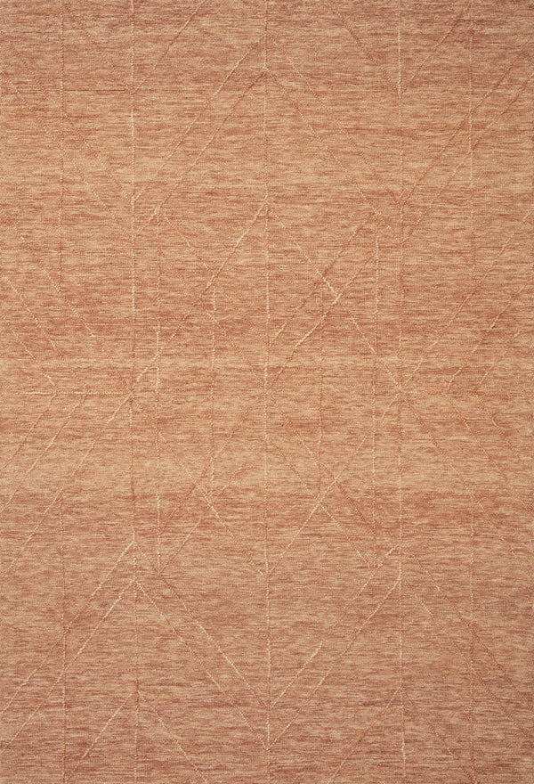 Magnolia Home by Joanna Gaines x Loloi Sarah Rug - Terracotta-Blue Hand Home