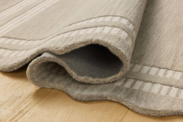 Chris Loves Julia x Loloi Scottie Rugs - Fog / Ivory-Blue Hand Home