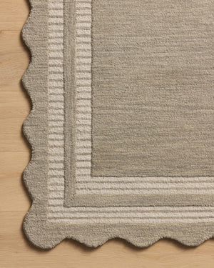 Chris Loves Julia x Loloi Scottie Rugs - Fog / Ivory-Blue Hand Home